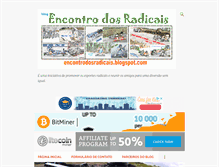 Tablet Screenshot of encontrodosradicais.blogspot.com
