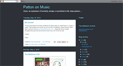 Desktop Screenshot of pattononmusic.blogspot.com