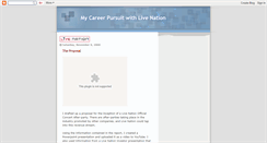 Desktop Screenshot of livenationpursuit.blogspot.com