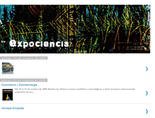 Tablet Screenshot of expociencia-lp.blogspot.com