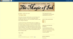 Desktop Screenshot of inkmagic.blogspot.com