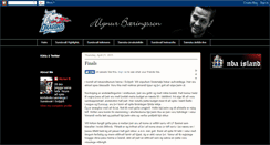 Desktop Screenshot of hlynurb12.blogspot.com