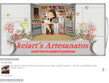 Tablet Screenshot of keiartsartesanato.blogspot.com