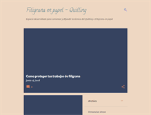Tablet Screenshot of mundoquilling.blogspot.com