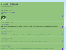 Tablet Screenshot of 5-goodreasons.blogspot.com