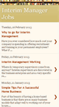 Mobile Screenshot of interimmanagerjobsseek.blogspot.com