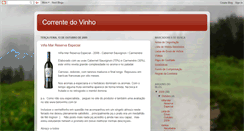 Desktop Screenshot of correntedovinho.blogspot.com