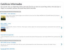 Tablet Screenshot of catolicosinformados.blogspot.com