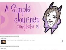 Tablet Screenshot of candybabe-asimplejourney.blogspot.com