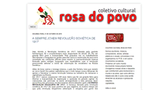 Desktop Screenshot of coletivorosadopovo.blogspot.com