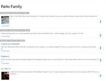 Tablet Screenshot of parksfamily1.blogspot.com