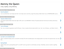 Tablet Screenshot of mommythequeen.blogspot.com