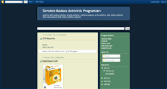 Desktop Screenshot of bedavaucretsizantivirus.blogspot.com