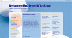 Desktop Screenshot of mrsreynoldsartclass.blogspot.com