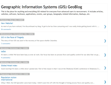 Tablet Screenshot of gis-geoblog.blogspot.com