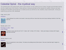 Tablet Screenshot of celestialspiral.blogspot.com