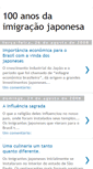 Mobile Screenshot of 100anosimigracaojaponesa.blogspot.com