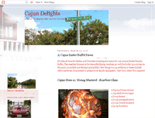 Tablet Screenshot of cajundelights.blogspot.com