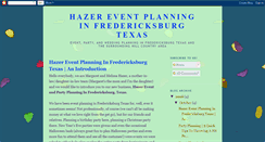 Desktop Screenshot of hazereventplanningfredericksburgtexas.blogspot.com