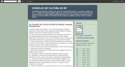 Desktop Screenshot of conselhoculturadf.blogspot.com