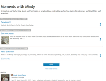 Tablet Screenshot of momentswithmindy.blogspot.com