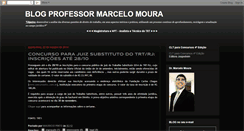 Desktop Screenshot of profmarcelomoura.blogspot.com