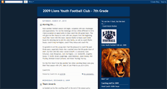 Desktop Screenshot of lionsyfc.blogspot.com