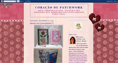 Desktop Screenshot of coracaodepatchwork.blogspot.com