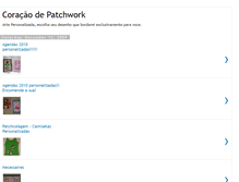 Tablet Screenshot of coracaodepatchwork.blogspot.com