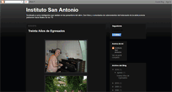 Desktop Screenshot of institutosanantonio.blogspot.com