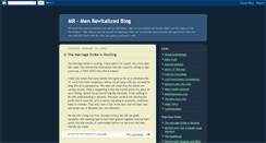 Desktop Screenshot of menrevitalized.blogspot.com