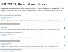 Tablet Screenshot of ideiaespirita.blogspot.com