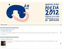 Tablet Screenshot of barcelonapoesia.blogspot.com