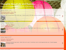 Tablet Screenshot of aboutlifeandrunning.blogspot.com