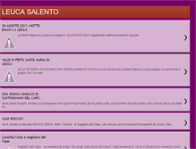 Tablet Screenshot of leucasalento.blogspot.com
