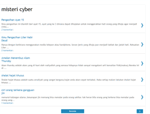 Tablet Screenshot of misteri-cyber.blogspot.com