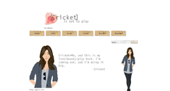 Desktop Screenshot of cricketisouttoplay.blogspot.com