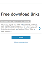 Mobile Screenshot of mp3downloadlinks.blogspot.com