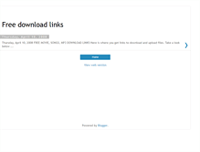 Tablet Screenshot of mp3downloadlinks.blogspot.com