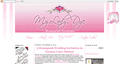 Desktop Screenshot of myladydye.blogspot.com