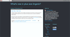 Desktop Screenshot of curvaceousbeauties-plussizelingerie.blogspot.com
