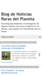 Mobile Screenshot of noticiasrarasdelplaneta.blogspot.com