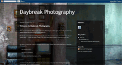 Desktop Screenshot of daybreakweddingphotography.blogspot.com