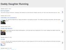 Tablet Screenshot of daddydaughterrunning.blogspot.com