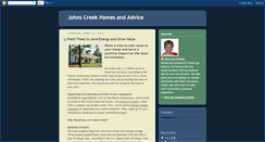 Desktop Screenshot of johnscreekhomesandadvice.blogspot.com