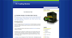 Desktop Screenshot of fx-trading-review.blogspot.com