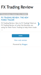 Mobile Screenshot of fx-trading-review.blogspot.com