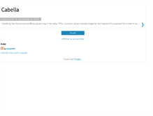 Tablet Screenshot of cabella-909.blogspot.com