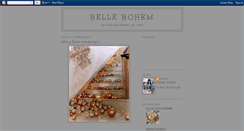 Desktop Screenshot of bellebohem.blogspot.com