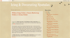 Desktop Screenshot of icingdecoratingspatulas.blogspot.com